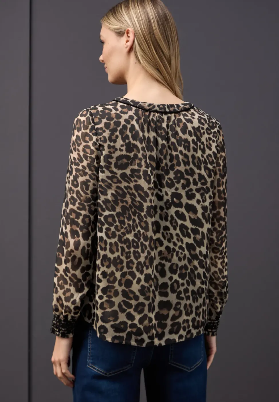 Chiffon Tunika mit Tape