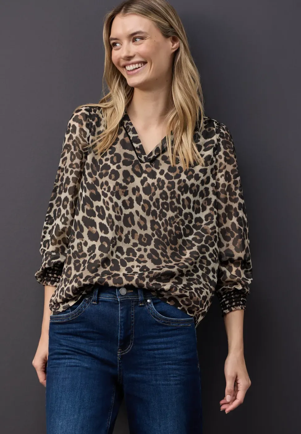 Chiffon Tunika mit Tape