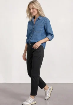 Chino im Casual Fit in softer Qualität