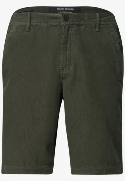 Chino Shorts im Regular Fit aus Cord