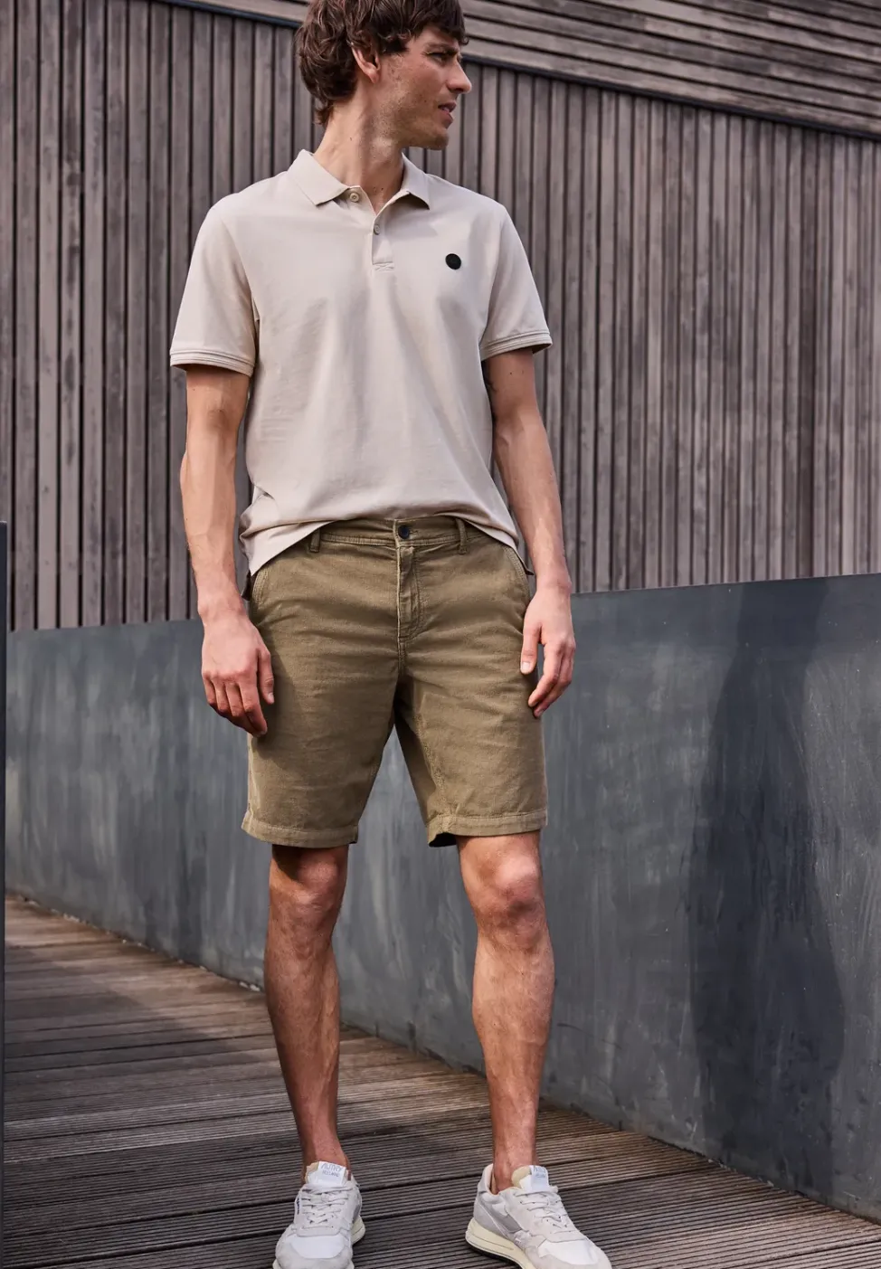Chino Shorts im Regular Fit aus Cord