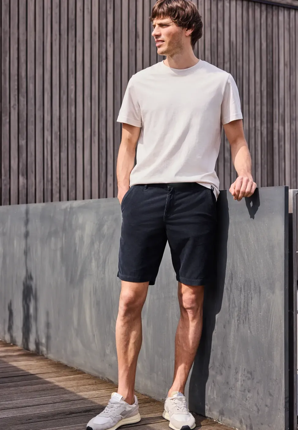 Chino Shorts im Regular Fit aus Cord