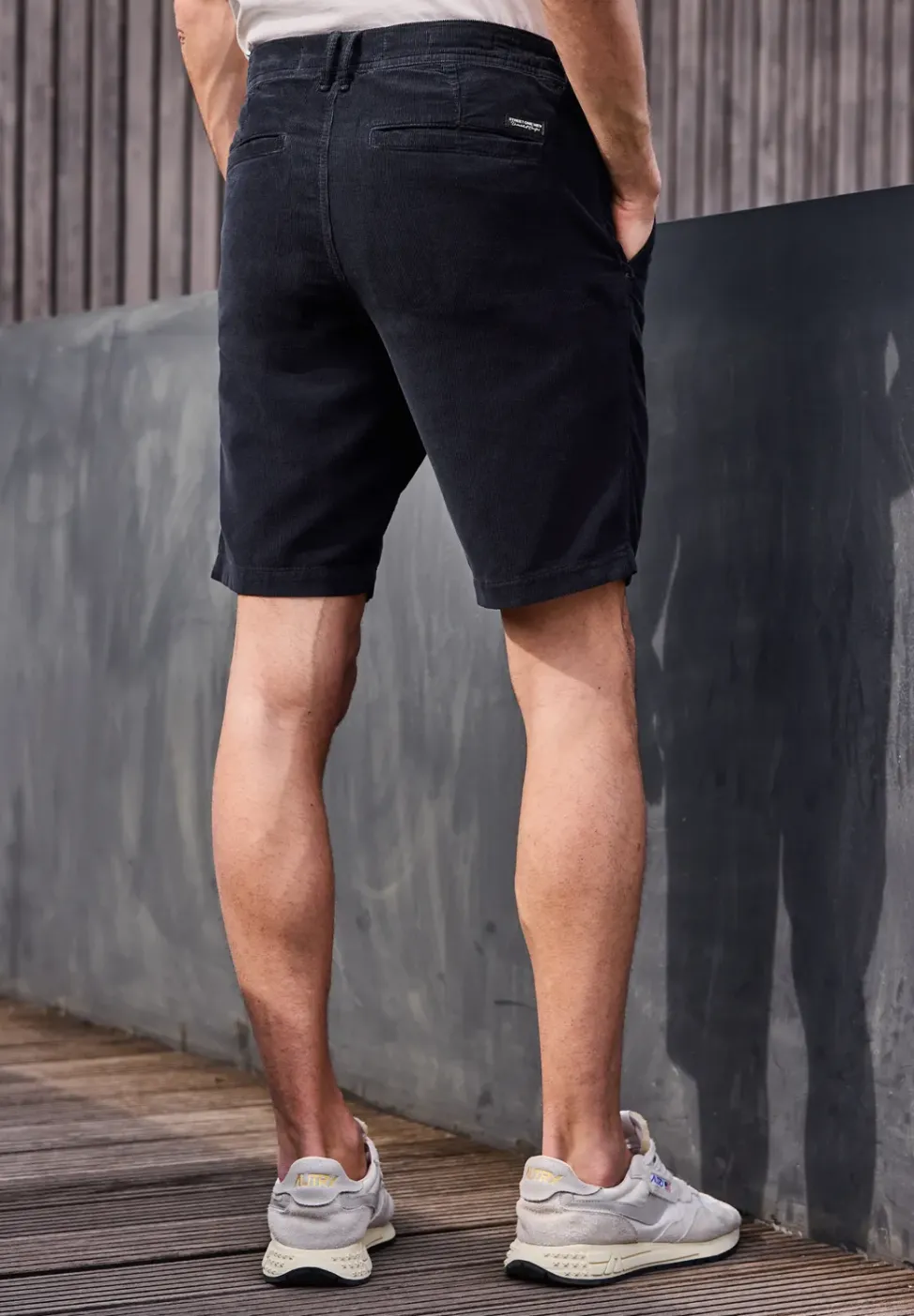 Chino Shorts im Regular Fit aus Cord