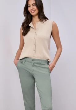 Chino im Casual Fit in softer Qualität