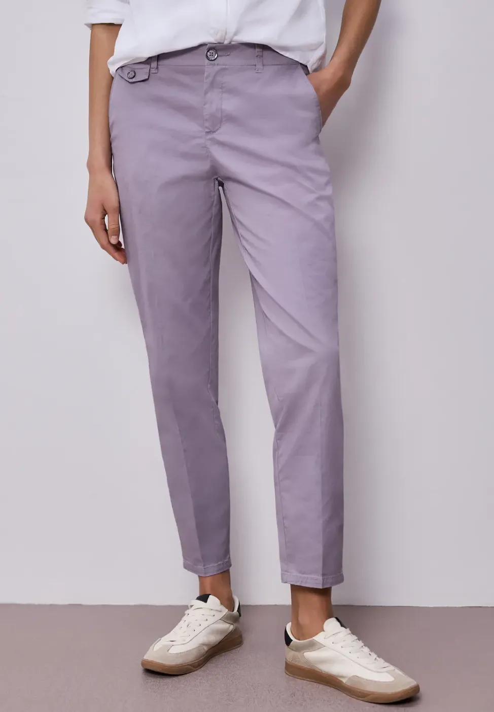 Chino im Casual Fit in softer Qualität