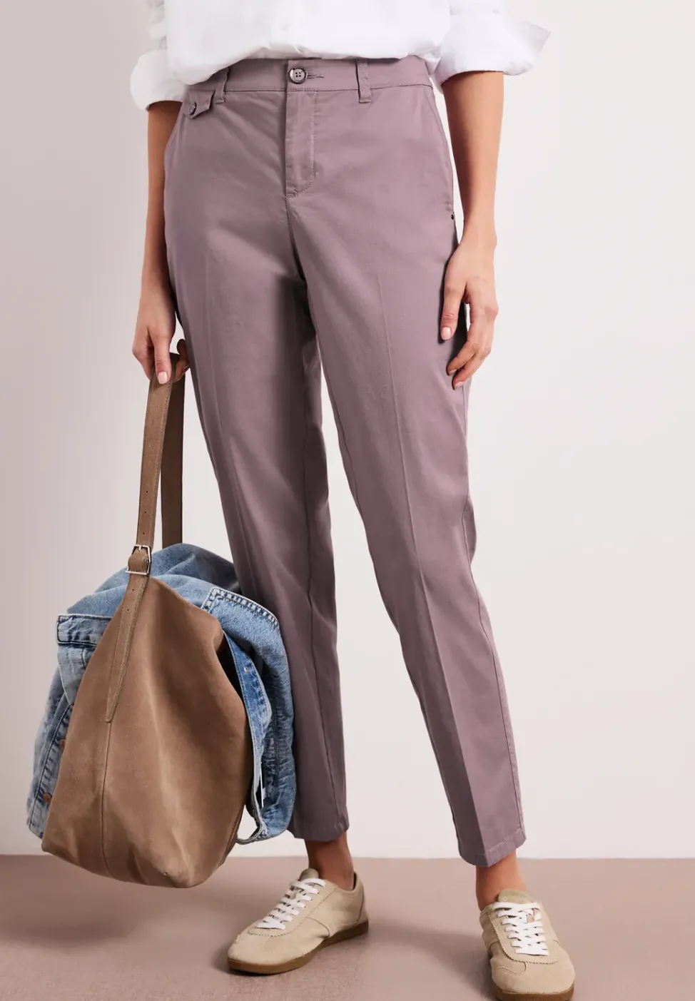 Chino im Casual Fit in softer Qualität