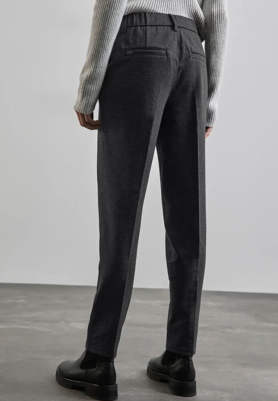 Chino im Melange-Look