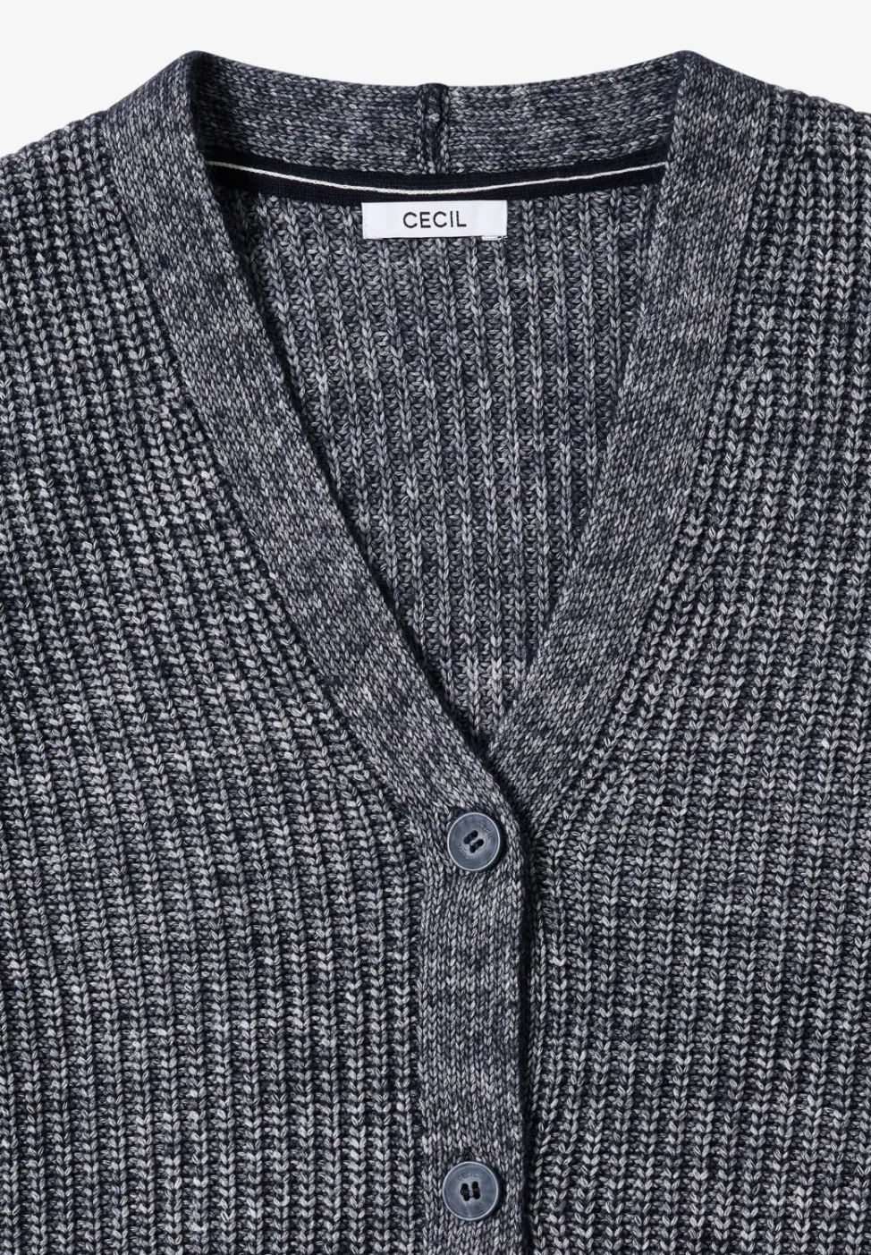 Chunky Melange Cardigan