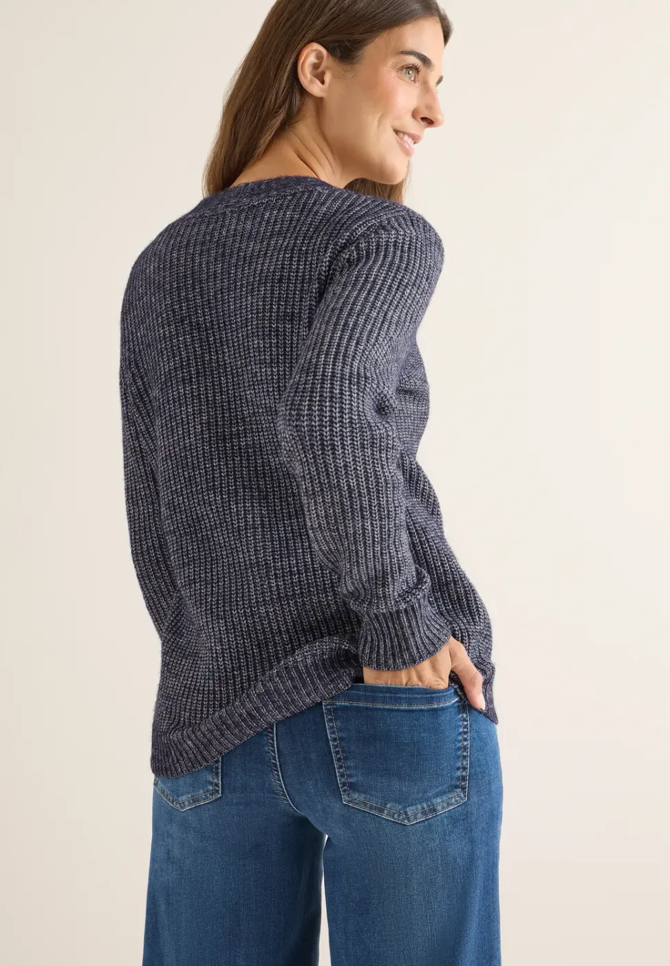 Chunky Melange Cardigan