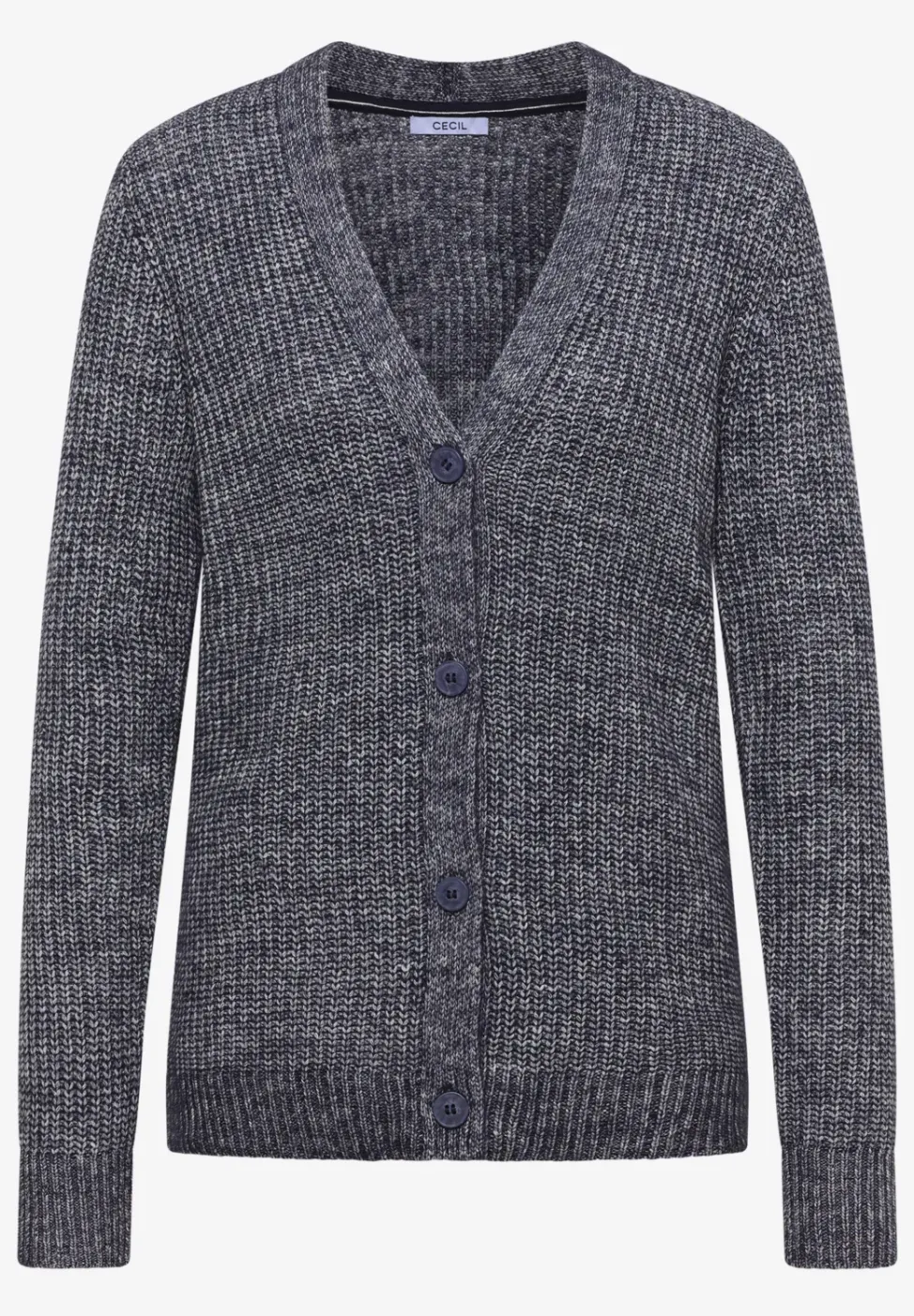 Chunky Melange Cardigan