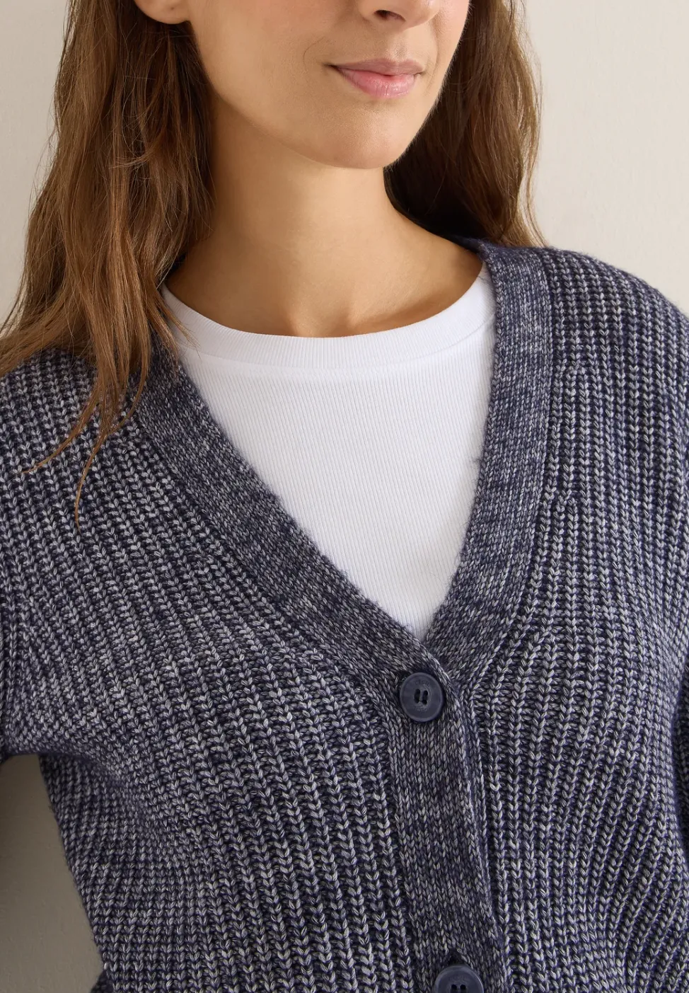 Chunky Melange Cardigan