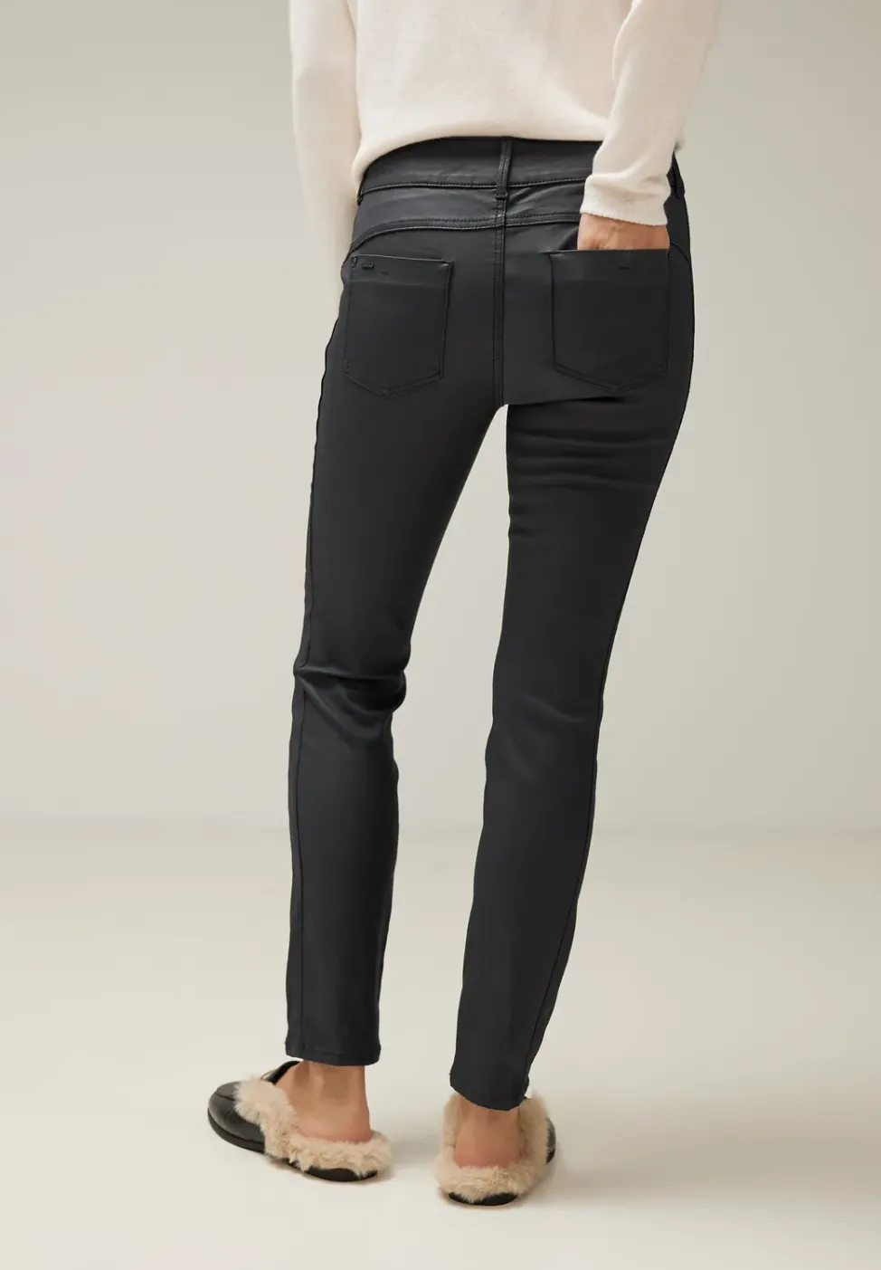 Coating Slim Fit Hose