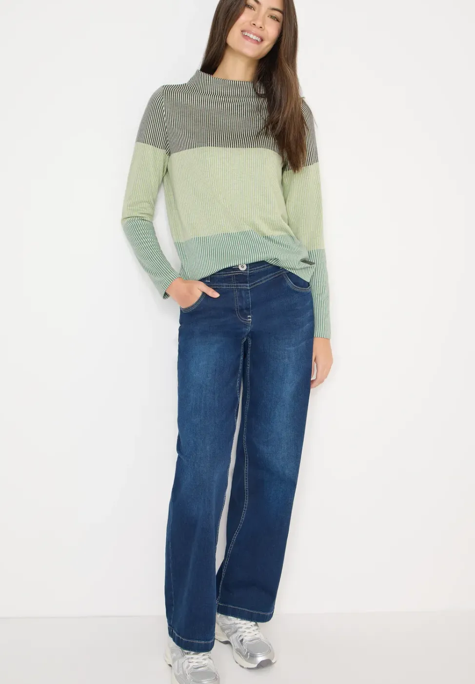 Colorblock Jacquard Shirt