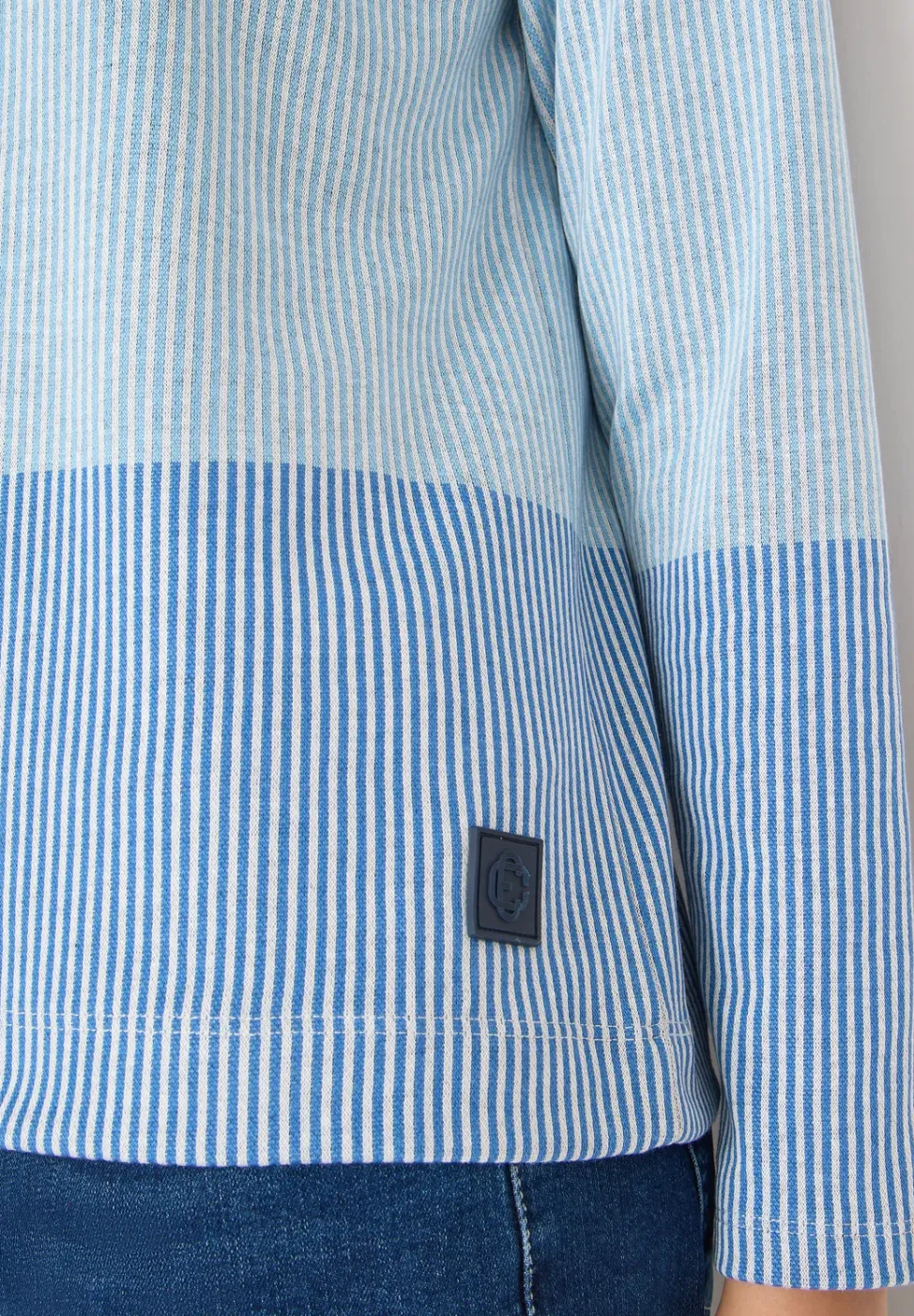 Colorblock Jacquard Shirt