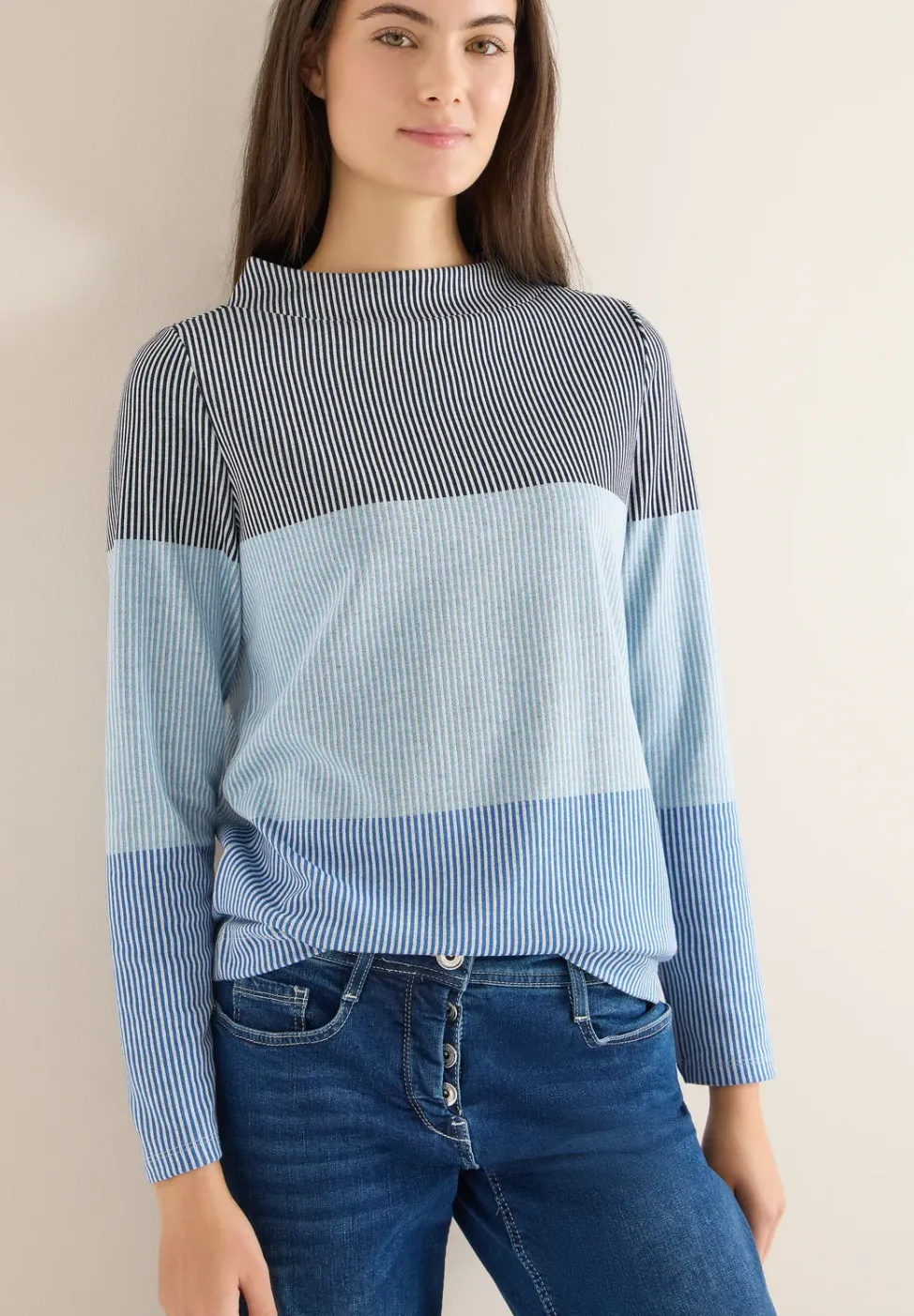 Colorblock Jacquard Shirt