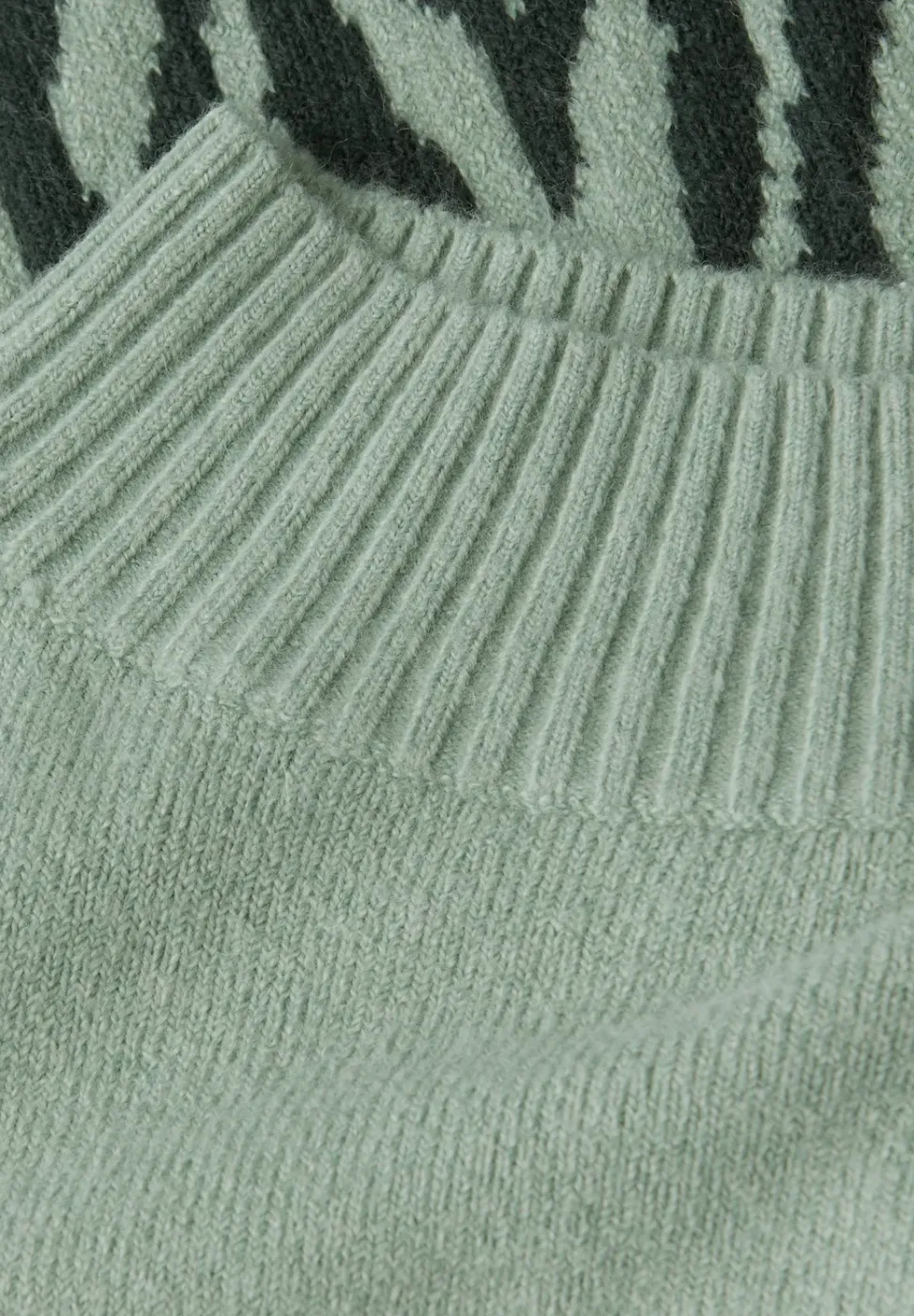 Color-Block Jacquard Sweater