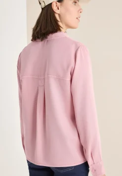 Colored Lyocell Hemdbluse