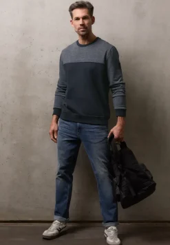 Color-Mix Sweatshirt