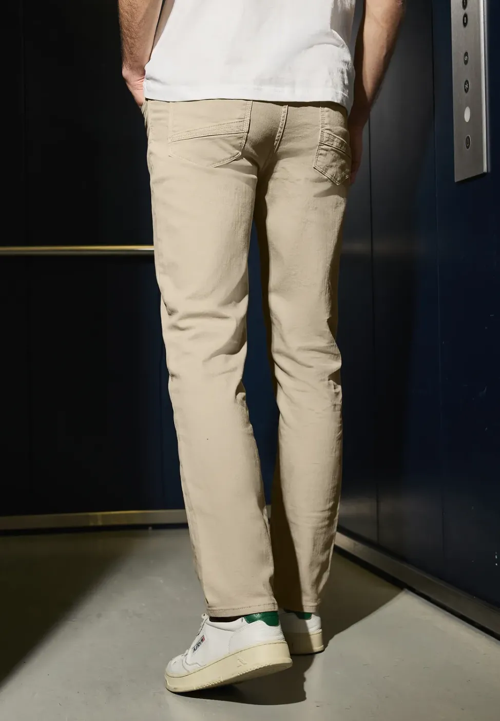 Coloured Straight Leg Jeans
