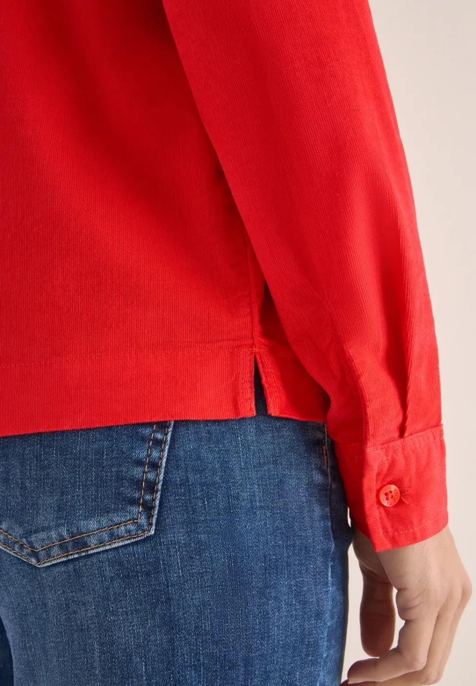 Cord Hemdbluse