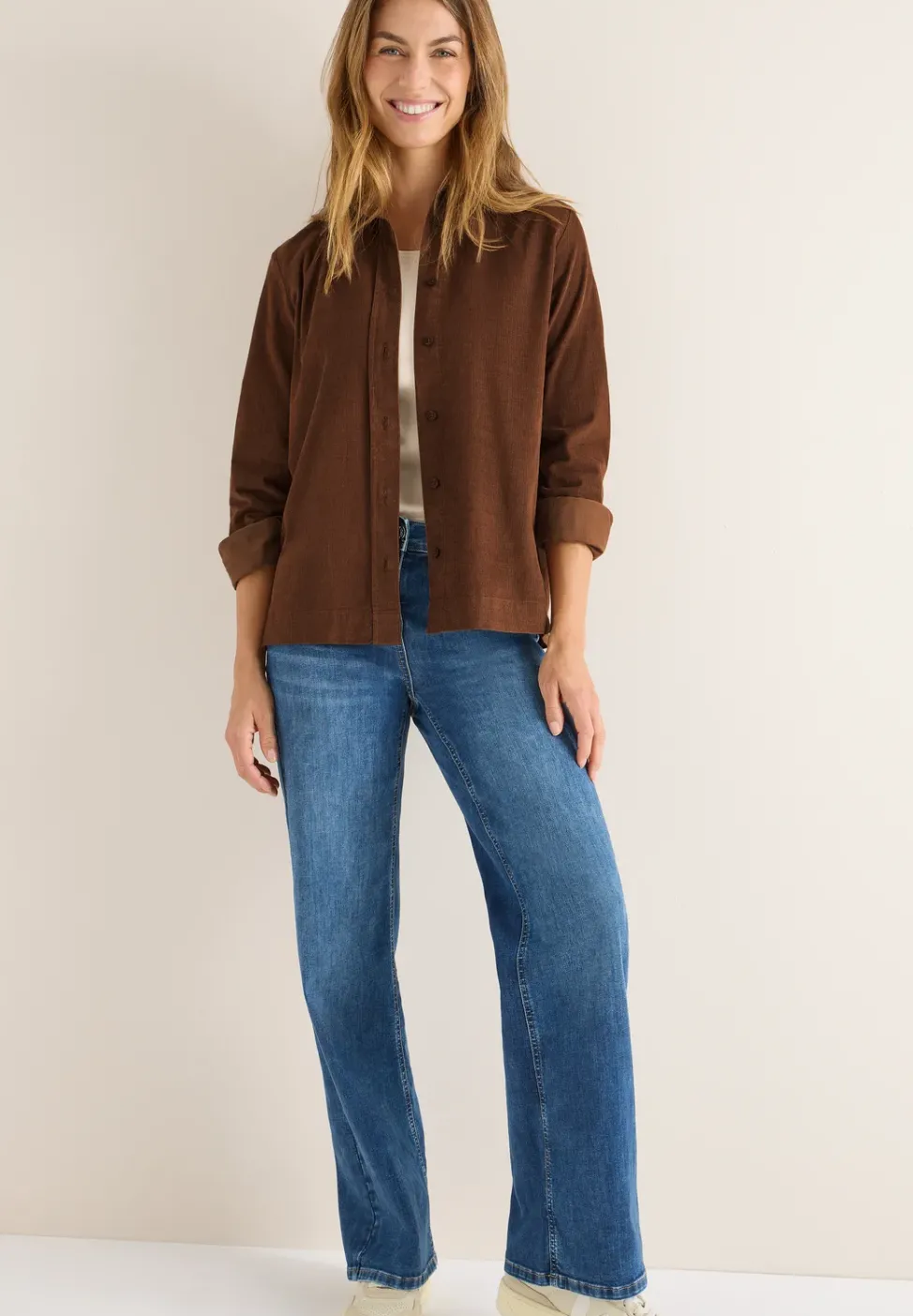 Cord Hemdbluse
