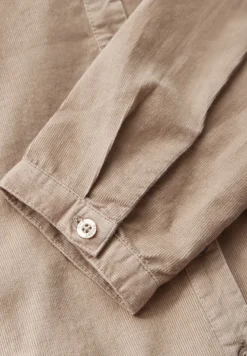 Cord-Bluse mit Knopfleiste