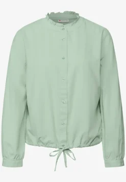 Cordbluse mit Tunnelzug