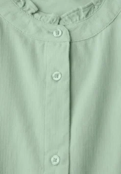 Cordbluse mit Tunnelzug