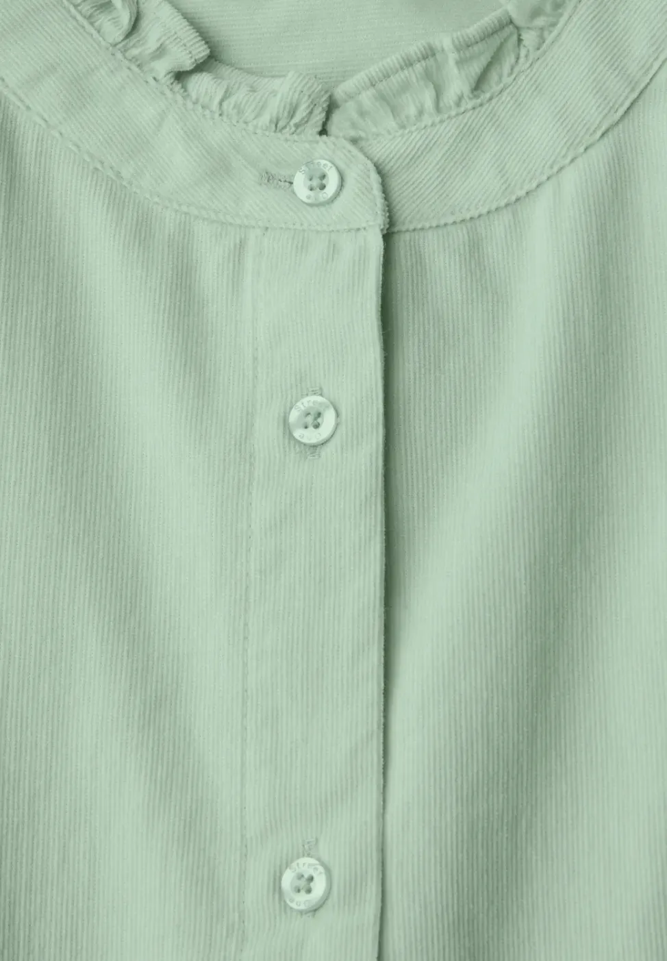 Cordbluse mit Tunnelzug