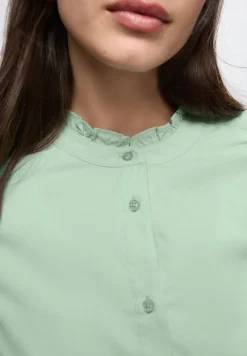 Cordbluse mit Tunnelzug
