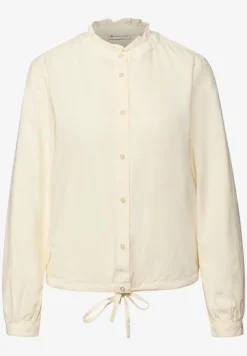 Cordbluse mit Tunnelzug