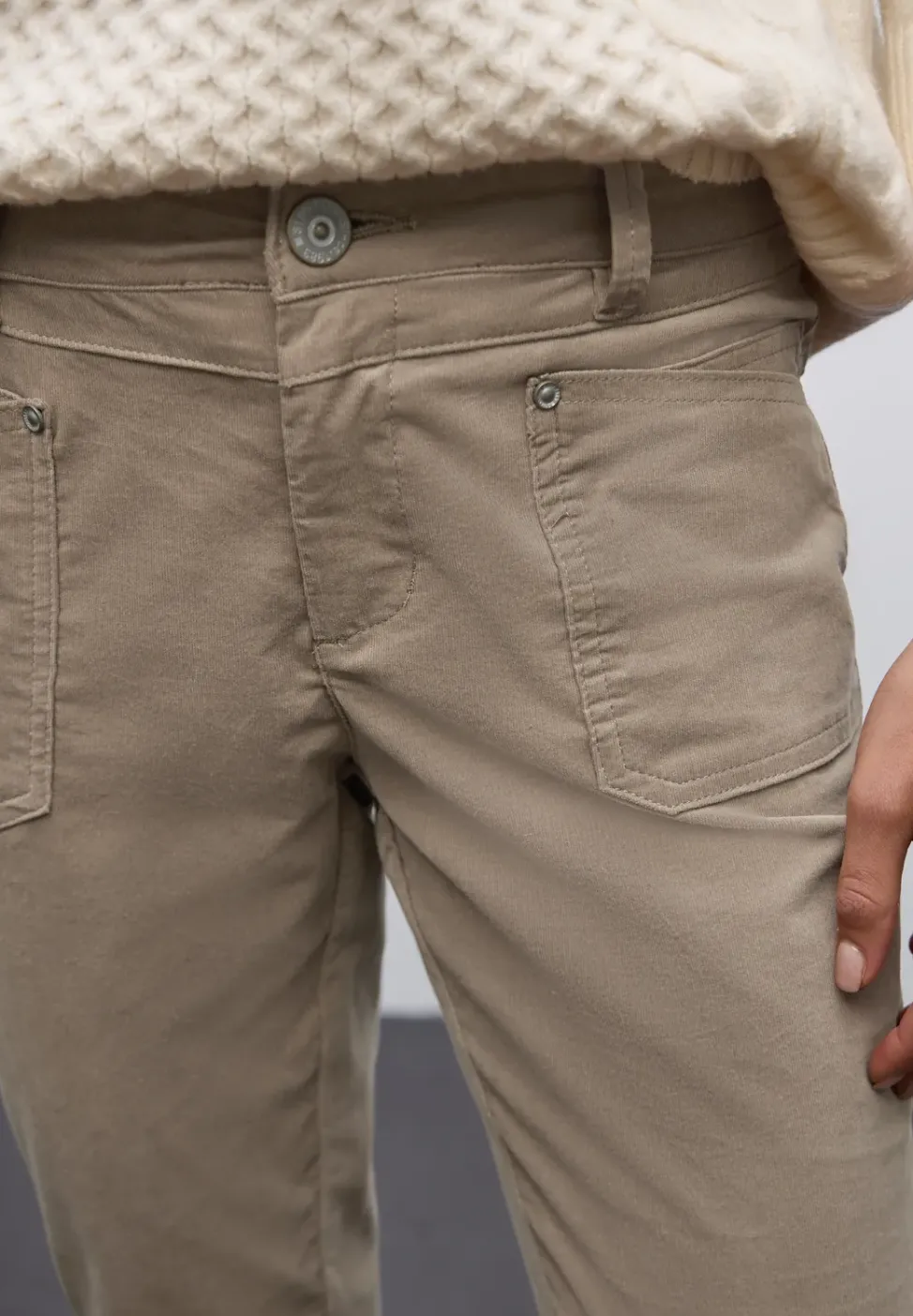Cordhose im Casual Fit