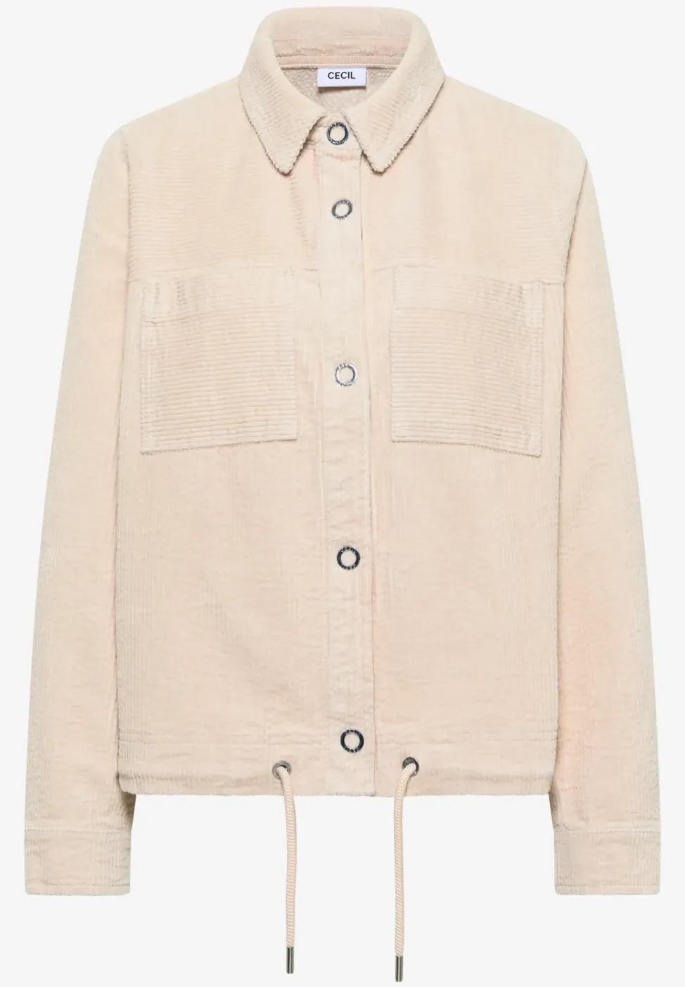 Cordjacke mit Tunnelzug