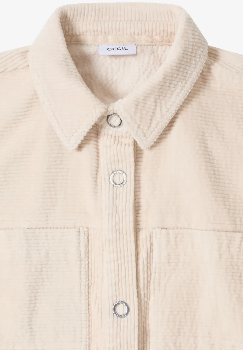 Cordjacke mit Tunnelzug