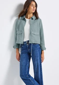 Cordjacke mit Zipper