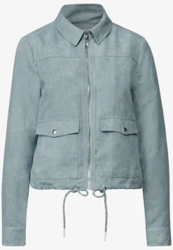 Cordjacke mit Zipper