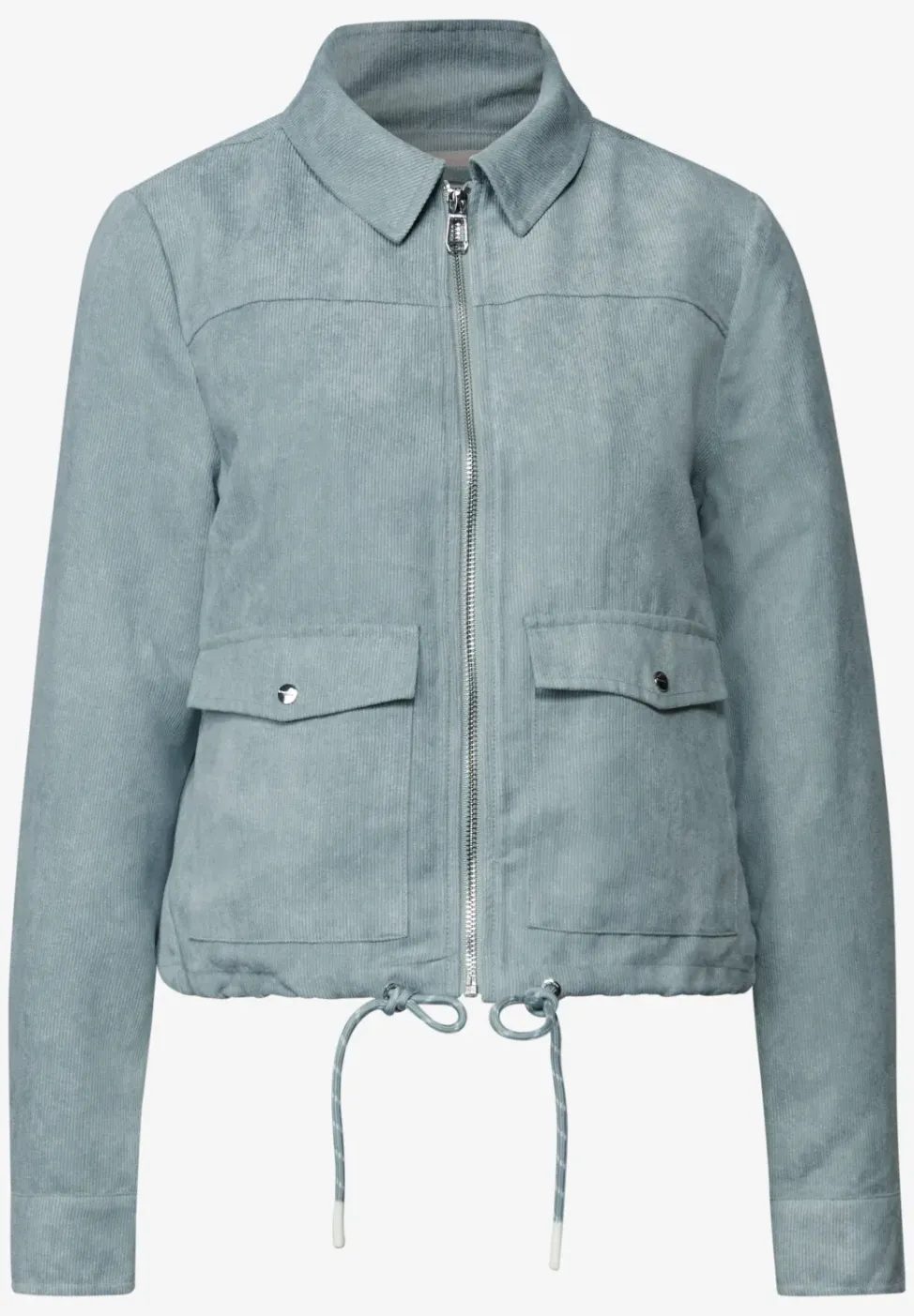 Cordjacke mit Zipper