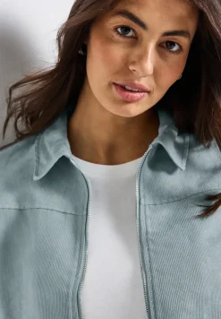 Cordjacke mit Zipper