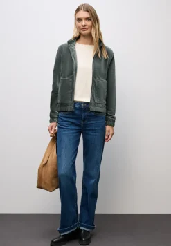 Cordjacke mit Zipper