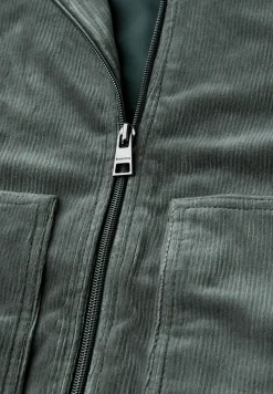 Cordjacke mit Zipper