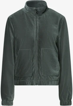 Cordjacke mit Zipper