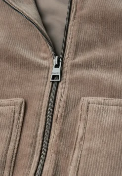 Cordjacke mit Zipper