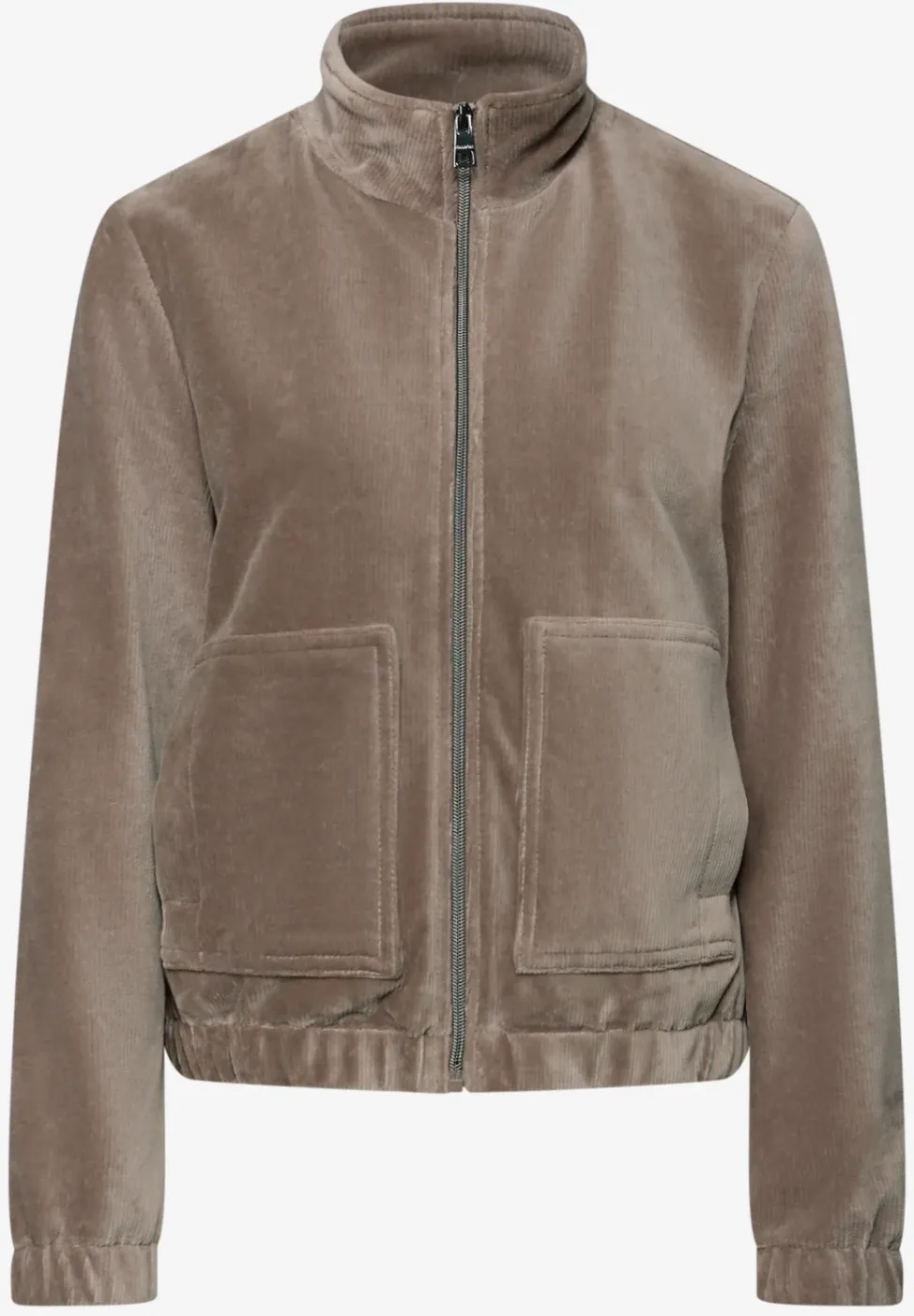 Cordjacke mit Zipper