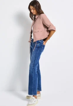 Cordjacke mit Zipper