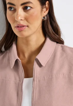 Cordjacke mit Zipper