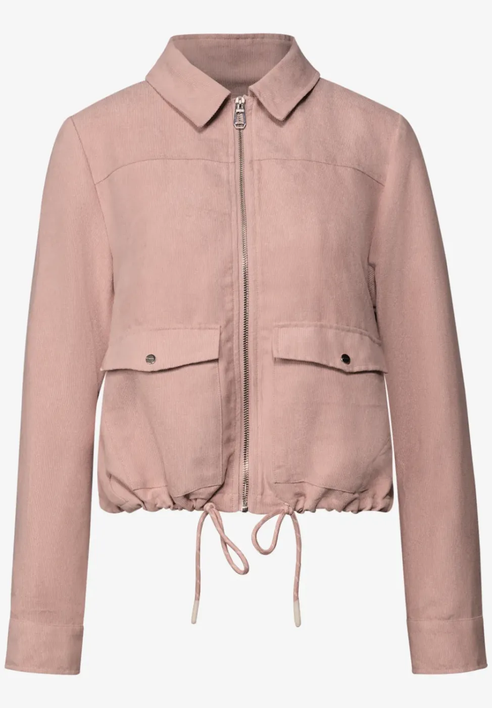Cordjacke mit Zipper