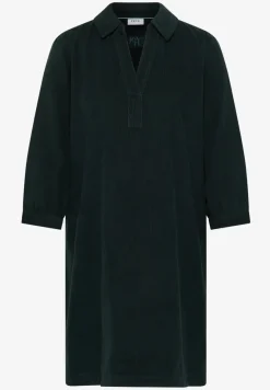 Cordkleid in Unifarbe