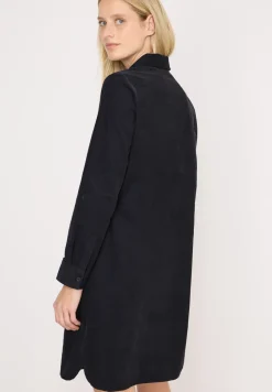 Cordkleid in Unifarbe