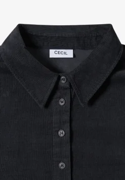 Cordkleid in Unifarbe