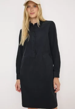 Cordkleid in Unifarbe
